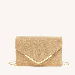 Glitter Evening Envelope Bag Chain Handbag for Party & Wedding