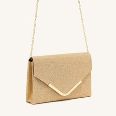 Glitter Evening Envelope Bag Chain Handbag for Party & Wedding