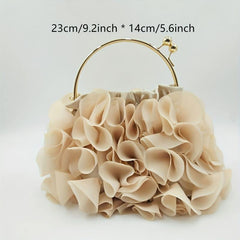 Lace Flower Evening Bag Clutch Wedding Purses Women's Handbags