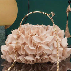 Lace Flower Evening Bag Clutch Wedding Purses Women's Handbags