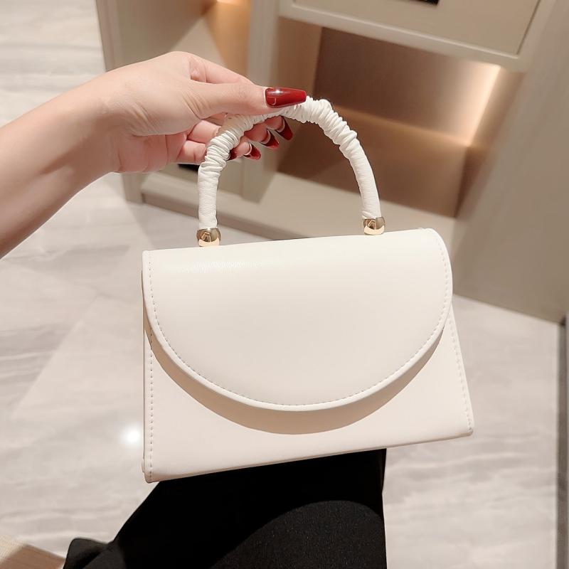 Minimalist Evening Bag Ruched Handle Clutch Purse Handbag Wedding Party
