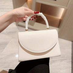 Minimalist Evening Bag Ruched Handle Clutch Purse Handbag Wedding Party