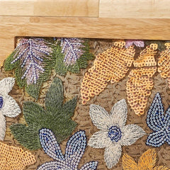 Flower Sequins Clutch Bag Glitter Storage Bag for Party