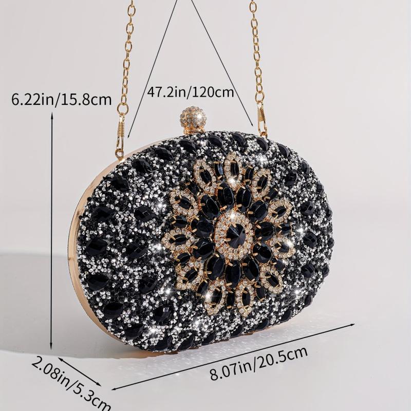 Rhinestone Decor Dinner Bag Women's Evening Bag