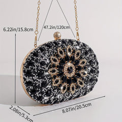 Rhinestone Decor Dinner Bag Women's Evening Bag