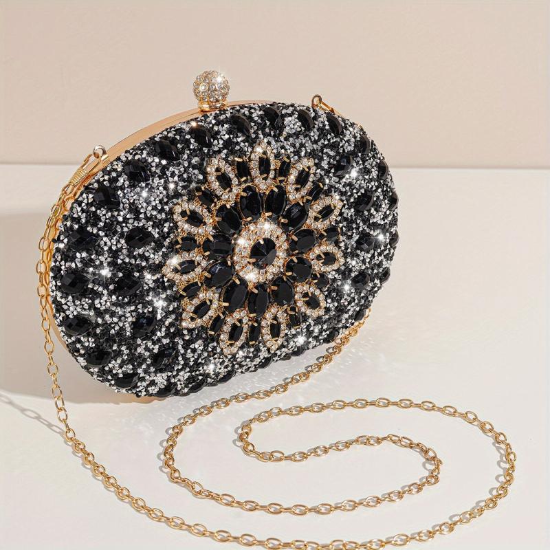 Rhinestone Decor Dinner Bag Women's Evening Bag