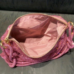 Rhinestone Evening Hobo Bag for Women