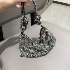 Rhinestone Evening Hobo Bag for Women