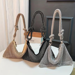 Rhinestone Evening Hobo Bag for Women