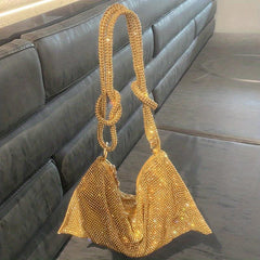 Rhinestone Evening Hobo Bag for Women