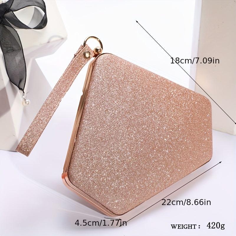 Glitter Clutch Wallet Stylish Evening Bag For Party Women's Wedding Bag