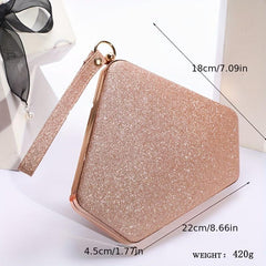 Glitter Clutch Wallet Stylish Evening Bag For Party Women's Wedding Bag