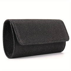 Rhinestone Glitter Chain Clutch Elegant Acrylic Flap Bag
