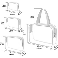 Clear PVC Makeup Bag Travel Toiletry Bag