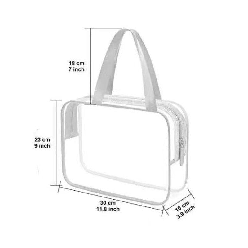 Clear PVC Makeup Bag Travel Toiletry Bag