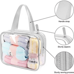 Clear PVC Makeup Bag Travel Toiletry Bag