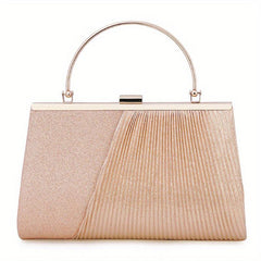 Sequins Ruched Evening Bag Glitter Clutch Purses For Women