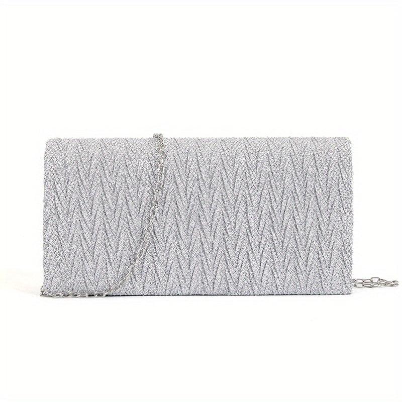 Glitter Evening Clutch Bag for Wedding Party Prom