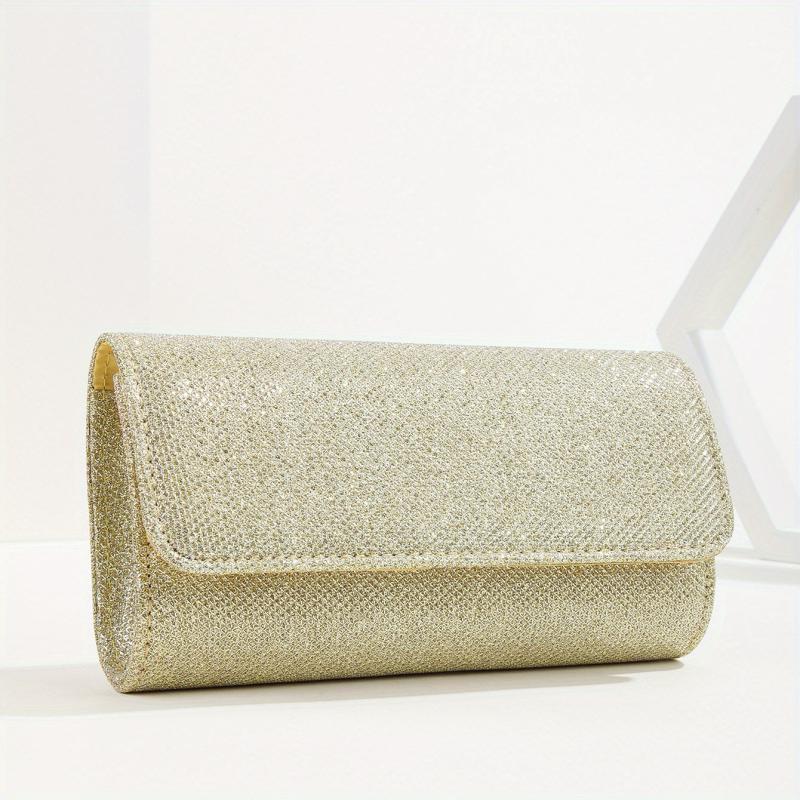 Evening Bag Sparkly Polyester Handbag Diagonal Shoulder Bag