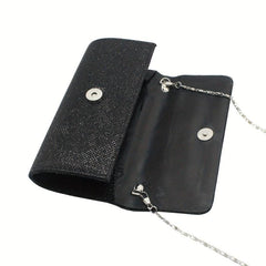 Evening Bag Sparkly Polyester Handbag Diagonal Shoulder Bag