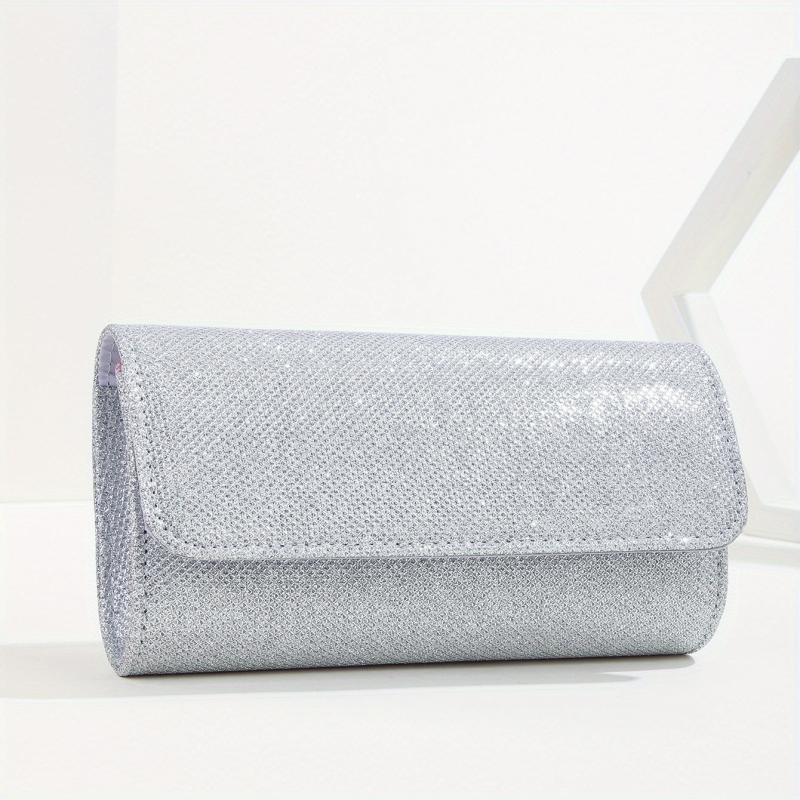 Evening Bag Sparkly Polyester Handbag Diagonal Shoulder Bag