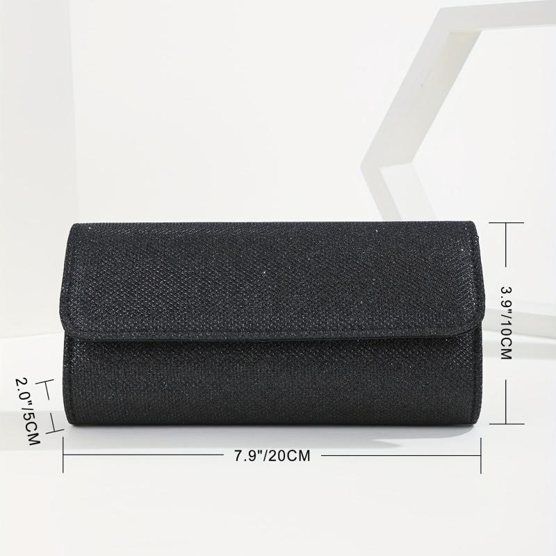 Evening Bag Sparkly Polyester Handbag Diagonal Shoulder Bag