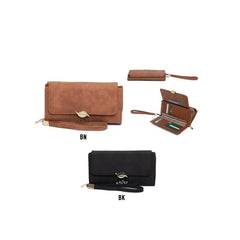 Vintage Solid Long Wallet Large Coin Purse Cluth Credit Card Holder
