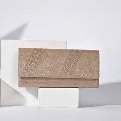 Glitter Evening Clutch Bag Women's Flap Purse Chain Shoulder Bag