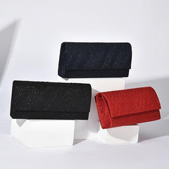 Glitter Evening Clutch Bag Women's Flap Purse Chain Shoulder Bag
