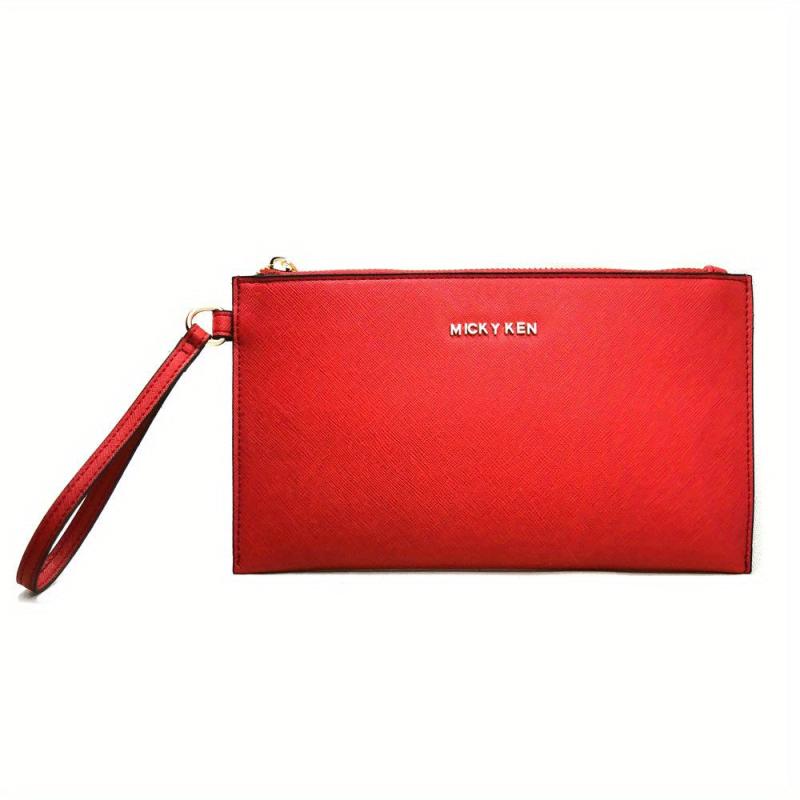 PU Leather Clutch Bag for Women with Card Slots Wallet