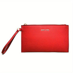 PU Leather Clutch Bag for Women with Card Slots Wallet