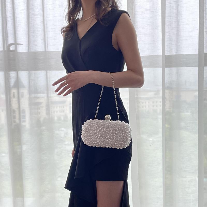 Pearl Evening Bag Clutch Handbag for Prom Party