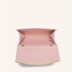Pink Crossbody Bag Classic Flap Handbag & Clutch Purse