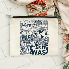 Navy Style Cosmetic Bag Portable Travel Storage Toiletry Makeup Bag