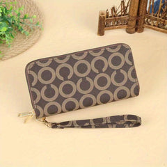 Zip Around Clutch Purse with Wristlet