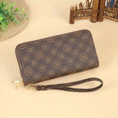 Zip Around Clutch Purse with Wristlet