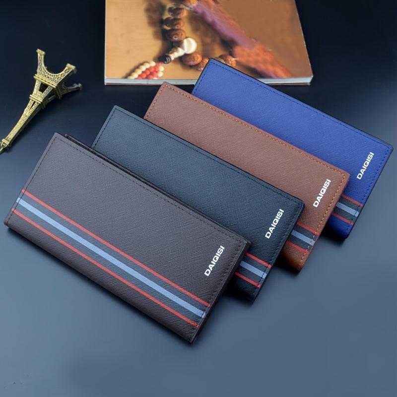Men's Large Capacity Bifold Wallet
