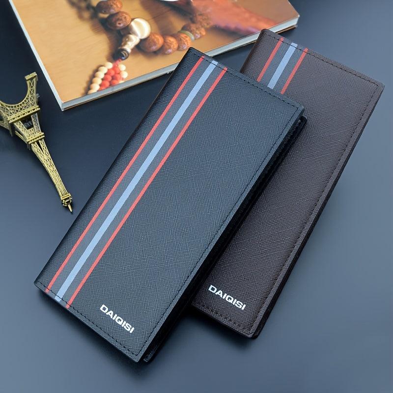 Men's Large Capacity Bifold Wallet