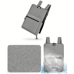 Men's Ultra-thin Business Backpack 35x56x38cm Gray