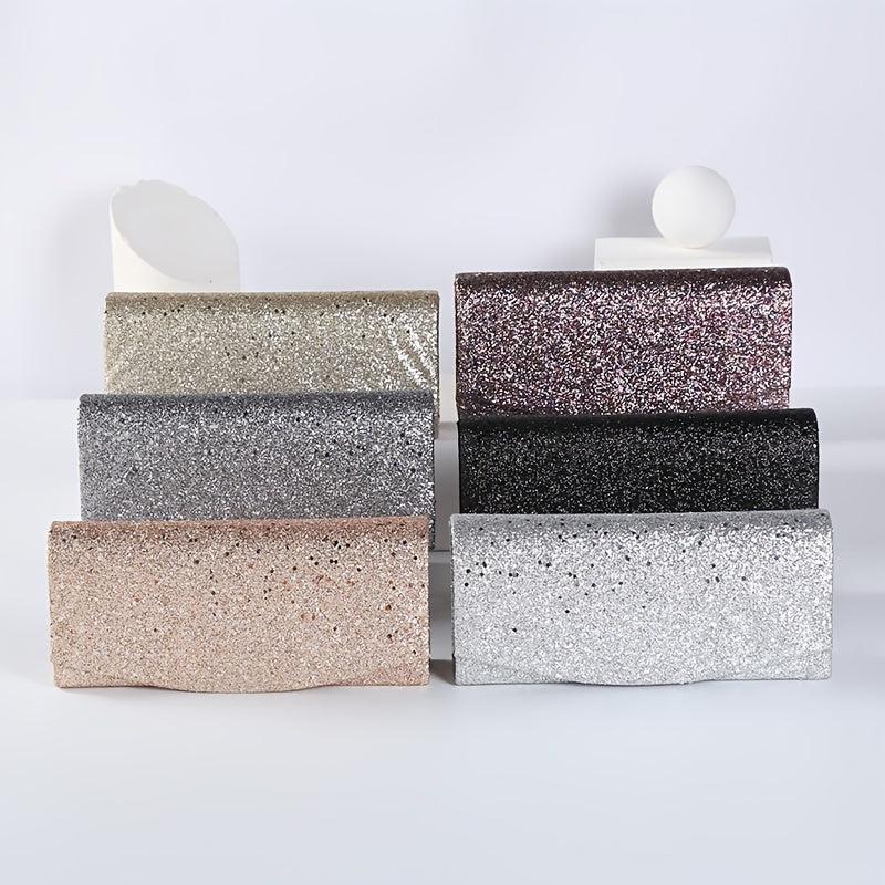 Sequins Decor Evening Bag Chain Clutch for Party