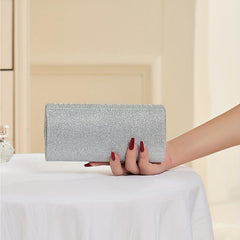 Glitter Clutch Purse Rhinestone Evening Bag for Wedding Party