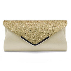 Sequins Envelope Evening Bag Glitter Clutch Purse for Wedding Party