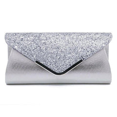 Sequins Envelope Evening Bag Glitter Clutch Purse for Wedding Party