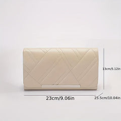 Quilted Evening Bag Formal Dinner Clutch Purse Banquet Handbag