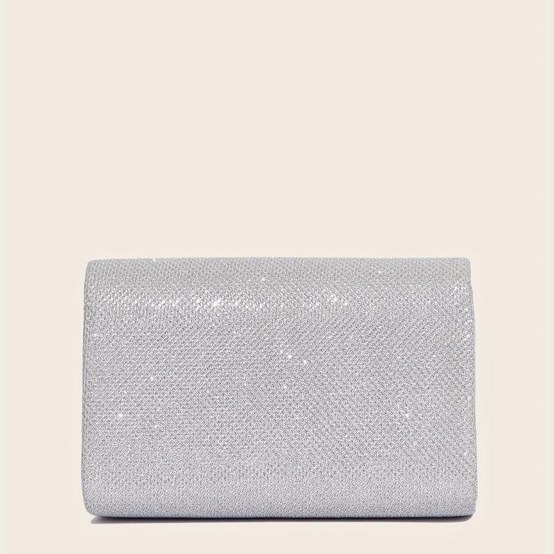 Glitter Evening Bag Chain Shoulder Mini Clutch For Prom Party