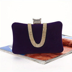 Glitter Rhinestone Evening Bag Dinner Clutch Purse For Wedding Party Prom