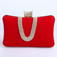 Glitter Rhinestone Evening Bag Dinner Clutch Purse For Wedding Party Prom