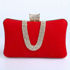 Glitter Rhinestone Evening Bag Dinner Clutch Purse For Wedding Party Prom