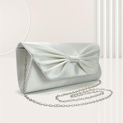 Bowknot Clutch Wallet Evening Bag For Wedding Party
