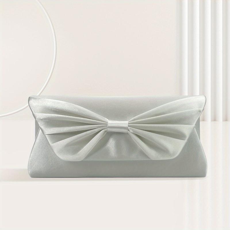 Bowknot Clutch Wallet Evening Bag For Wedding Party